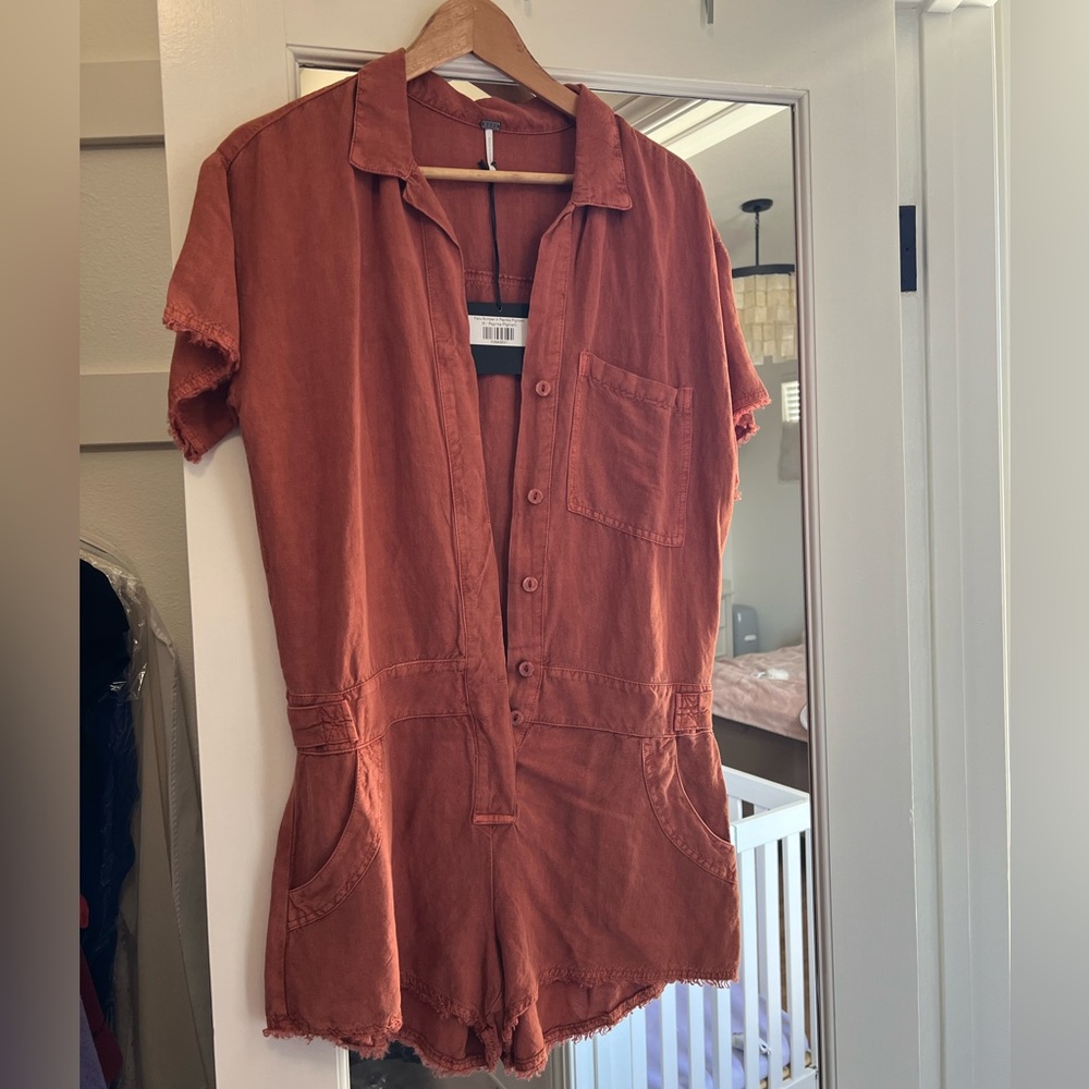 New Yfb Felix Romper In Paprika - image 1